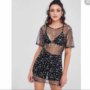 NWT Festival Moon & Stars Oversized Tee/Dress